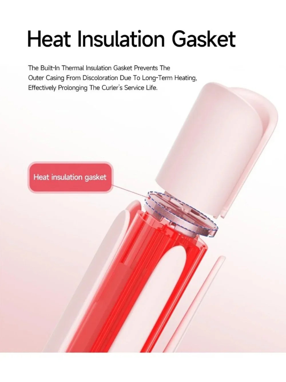 Automatic Curling Iron with Long Barrel - Pro Hair Curler for Effortless Waves